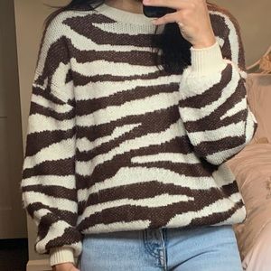Wild Fable Zebra print knit